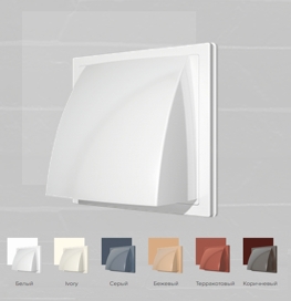 Выход стенной ERA 1515К10ФВ с обратным клапаном d100